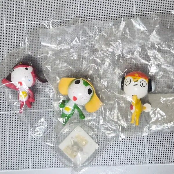 [BUNJANG] Keroro Chibi Gashapon Figures - Giroro, Keroro, Kululu / 꼬마 치비 케로로 기로로 쿠루루 캬라셀 피규어