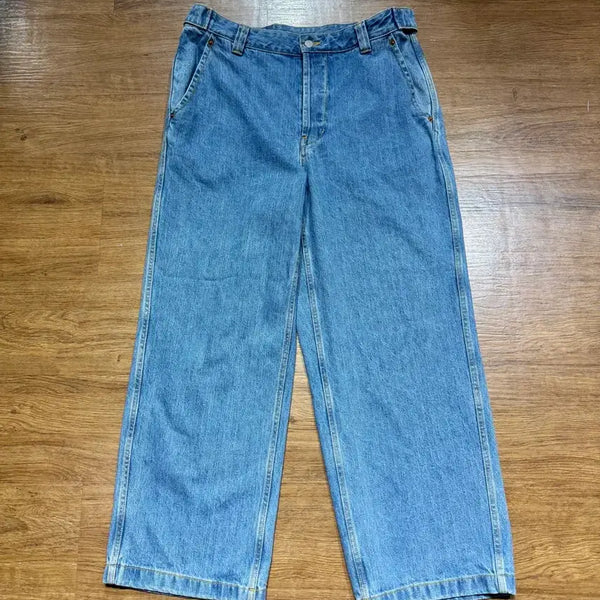 [BUNJANG] Dokument Okayama Denim Light Blue L / 도큐먼트 오카야마산 데님 연청 L