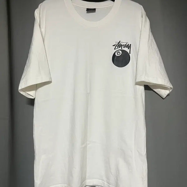 [BUNJANG] Stussy Eight Ball T-Shirt White / (M) 스투시 에잇볼 반팔 화이트