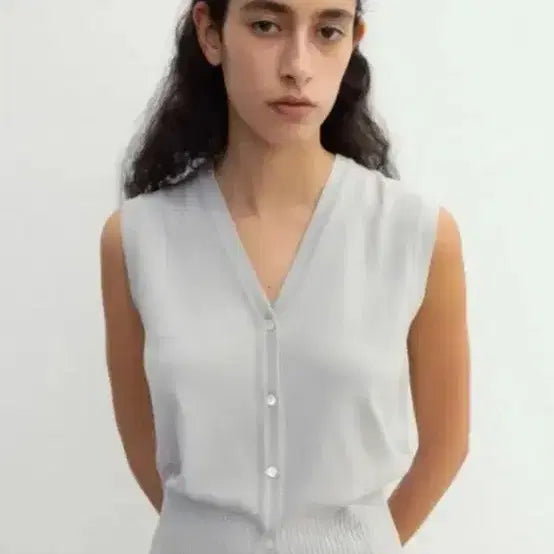 [BUNJANG] Monoha Sleeveless and Cardigan Set / 모노하 monoha 슬리브리스, 가디건 세트