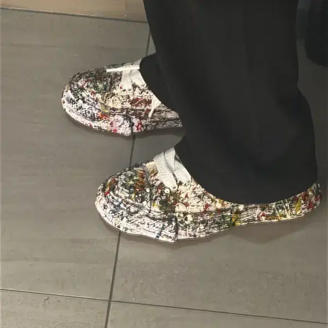 [BUNJANG] Yasuhiro Peterson Paint Sneakers EU40 / 야스히로