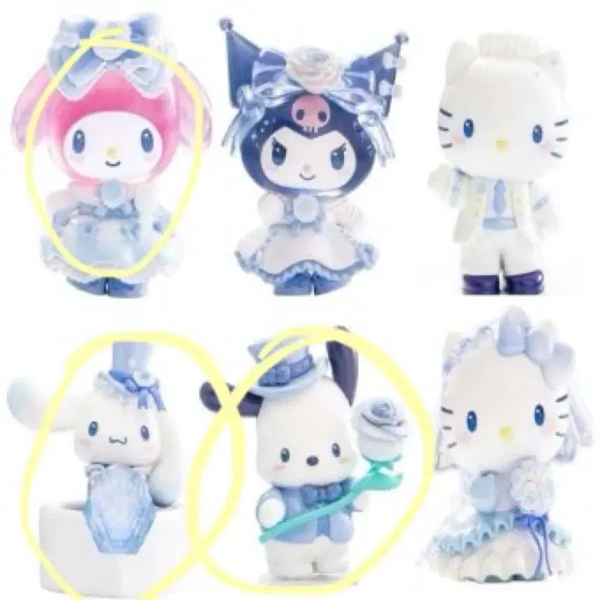 [BUNJANG] Sanrio Wedding Character Figures / 산리오 웨딩 캐릭터 피규어