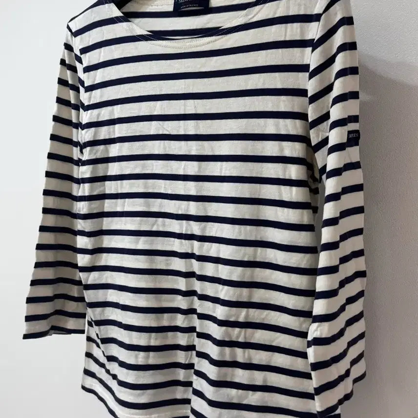 [BUNJANG] Saint James Striped 3/4 Sleeve T-Shirt Size 36 / 세인트제임스 스트라이프 7부 티셔츠 36