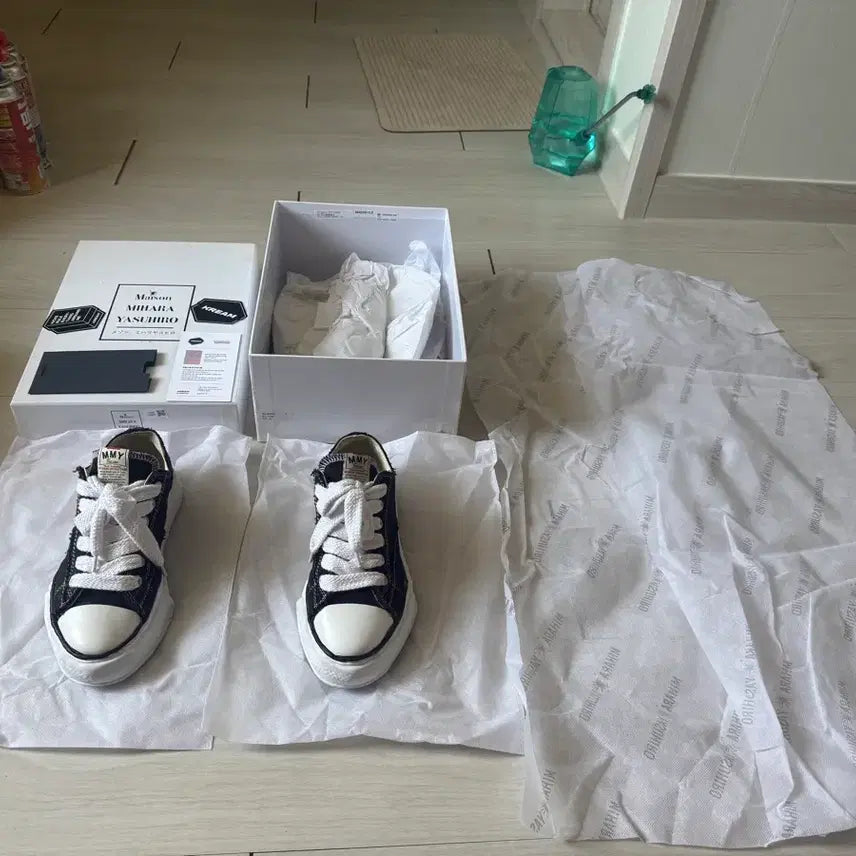 [BUNJANG] Maison MIHARA YASUHIRO Peterson Black Low Sneakers / (새상품 급)메종 미하라 야스히로 피터슨 블랙 로우 스니커즈