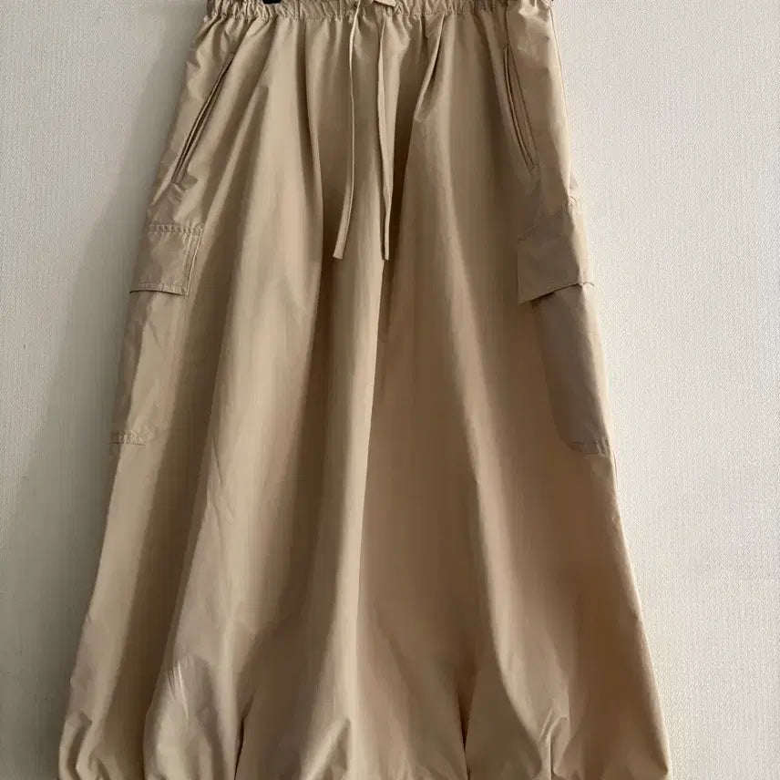 [BUNJANG] Studio Tomboy Cargo Long Skirt Beige / 스튜디오 톰보이  카고 치마