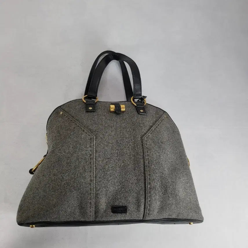 [BUNJANG] Yves Saint Laurent Grey Felt Muse Bag / 입생로랑 그레이 펠트 뮤즈백(최종)