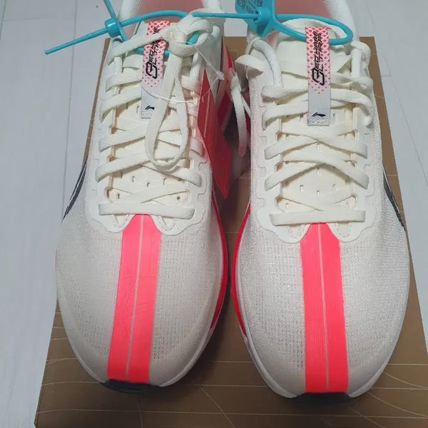 [BUNJANG] Lining Bunny 9 Ultra Running Shoes / 새상품 리닝 적토끼9 울트라 레드 화이트 러닝화 270,275