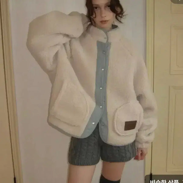 [BUNJANG] Somewhere Butter Fleece Jacket Women's Outerwear Jumper / 썸웨어버터 플리스 자켓 여성 아우터 썸웨어버터 점퍼 플리스 점퍼