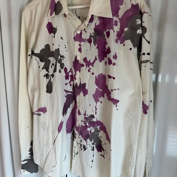 [BUNJANG] Dries Van Noten Hand-Painted Archive Shirt / 드리스반노튼 핸드페인팅 아카이브 셔츠