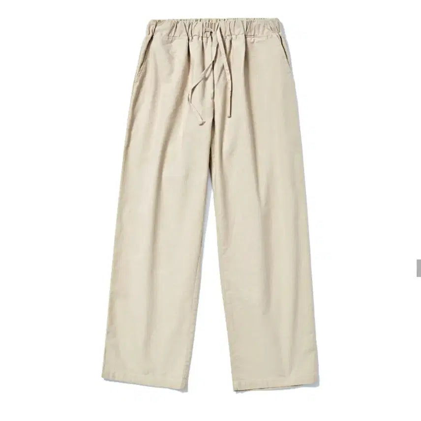 [BUNJANG] Accover Linen Wide Banding Pants (Set of 2) / 어커버 리넨 와이드 밴딩 팬츠 2장