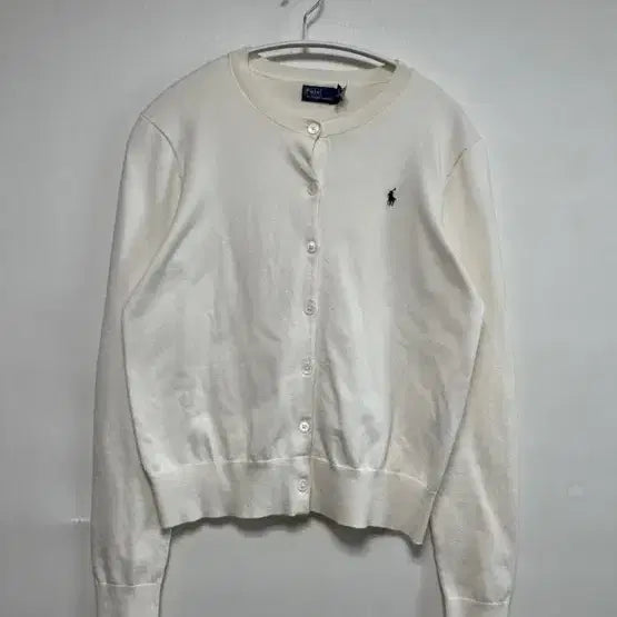 [BUNJANG] Polo Ralph Lauren White Cardigan S / 폴로 가디건 화이트 S