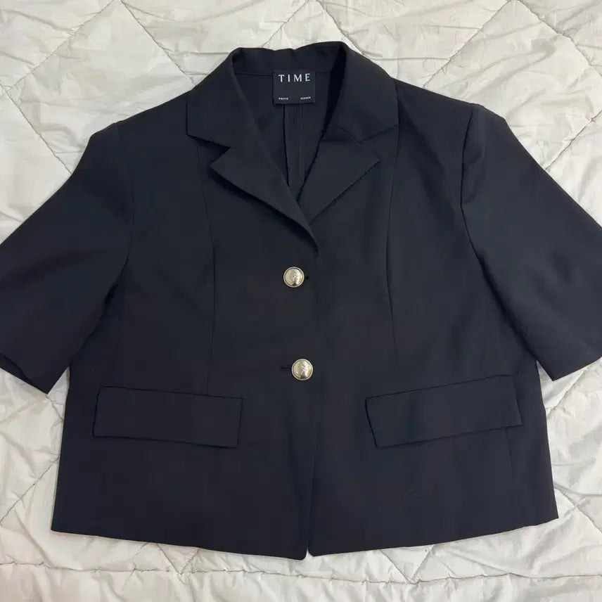 [BUNJANG] Time Semi-Sheer Linen Blend Summer Jacket / 타임Time 반팔 여름 재킷 판매합니다