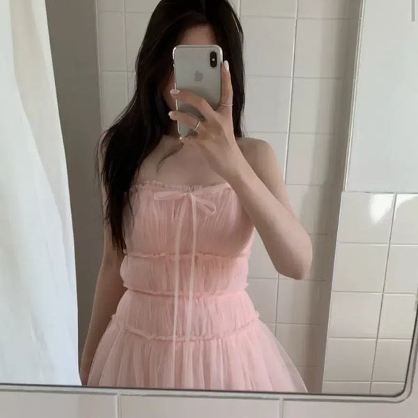 [BUNJANG] Floneu Purine Dress Wedding Photoshoot Dress / Second Part Dress (New) / 플로뉴 푸린드레스 / 결혼촬영드레스 / 2부드레스(새상품) /사이즈(S)
