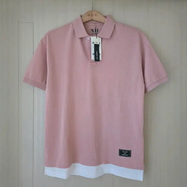 [BUNJANG] NII Oversized Collar T-Shirt Size S / 택정가29,900원 NII 반팔 카라 티셔츠 오버핏 레이어드 90(S)