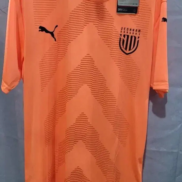 [BUNJANG] Puma Jeonnam Dragons Short Sleeve Jersey Orange/Green L / 푸마 전남 드래곤즈 반팔 유니폼 오렌지 그린 L 새상품
