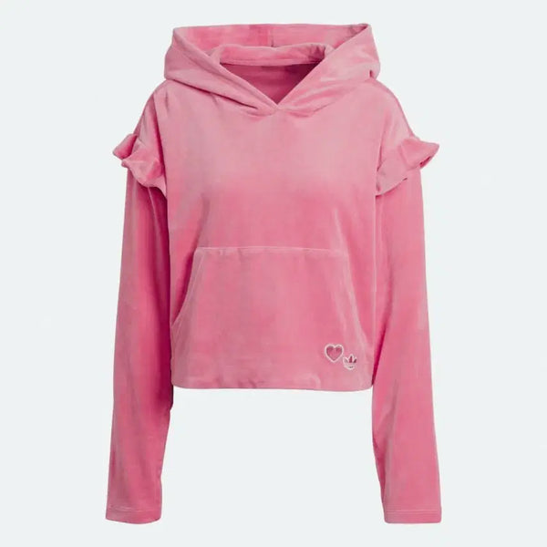[BUNJANG] Adidas Heart Frill Hoodie / 아디다스 하트 프릴 후드