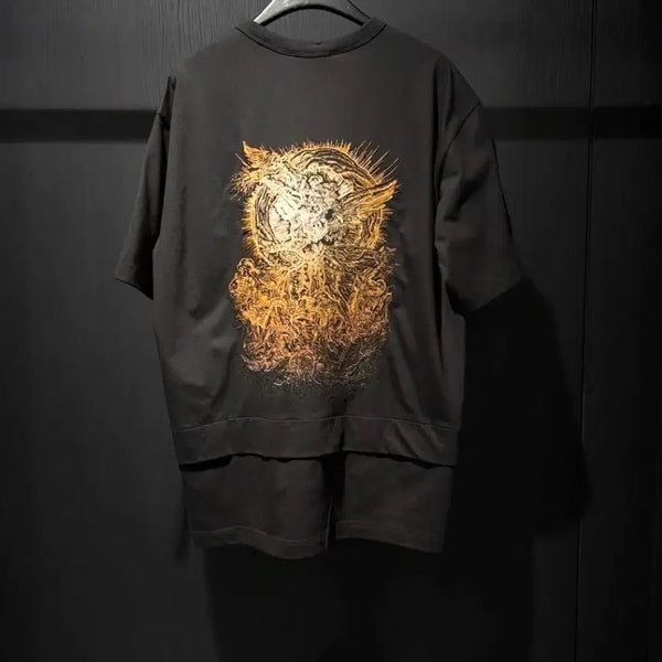 [BUNJANG] Songzio 26 SS Archangel Ghostfold T-Shirt Black / 송지오 26 SS 아크엔젤 고스트폴드 티셔츠 블랙 46 새상품