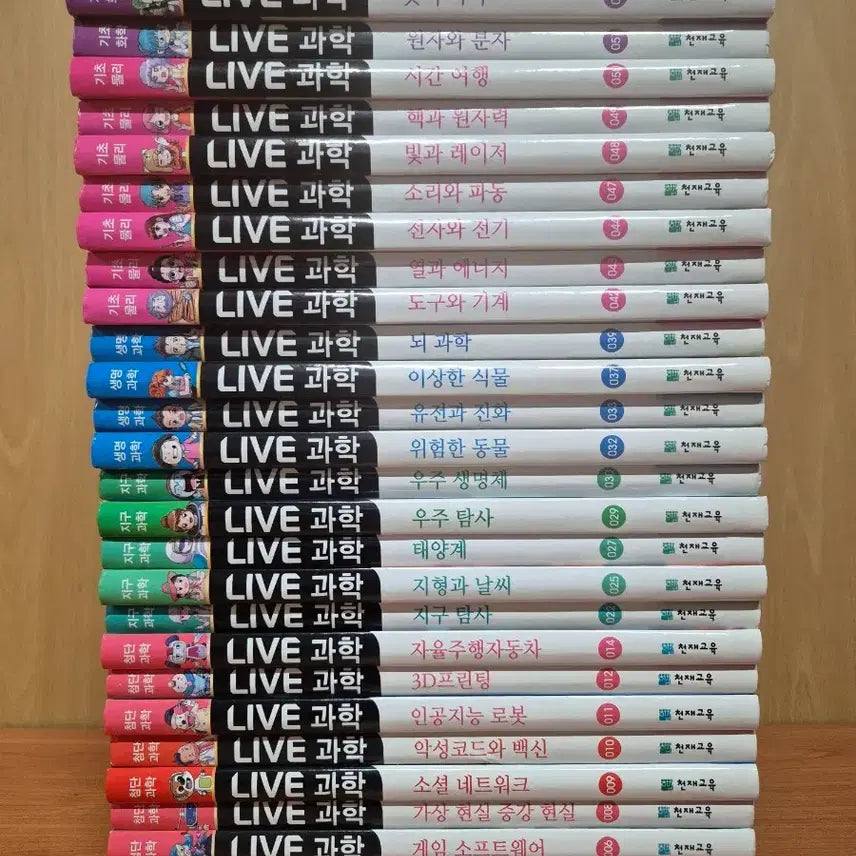 [BUNJANG] LIVE Science Complete Set (28 Volumes) / LIVE과학(전28권,특급수준)