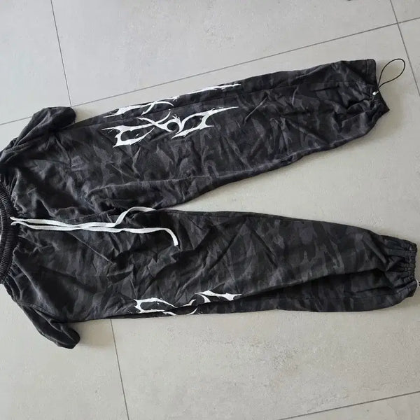 [BUNJANG] DSO H Black Camo Training Jogger Pants / 디쏘에이치 블랙카모 트레이닝 조거 2