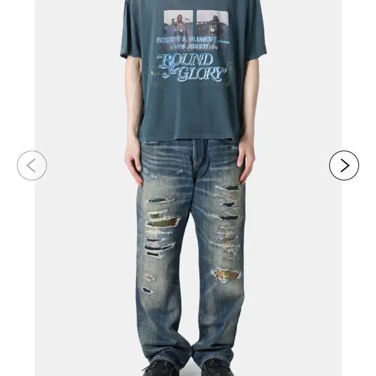 [BUNJANG] Palace Hollywood Bound Glory T-Shirt Vintage Black / [XL] 팔리할리우드 바운드 글로리 반팔 빈티지 블랙