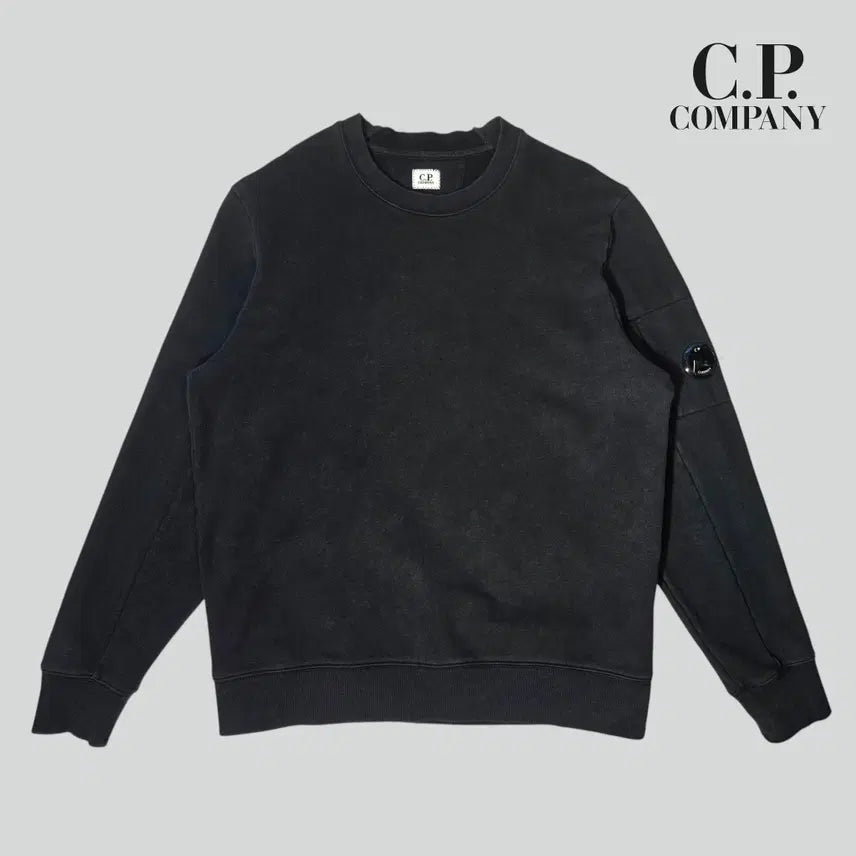 [BUNJANG] CP Company Lens Applique Sweatshirt Black 2XL / [2XL]CP컴퍼니 렌즈 와펜 블랙 맨투맨