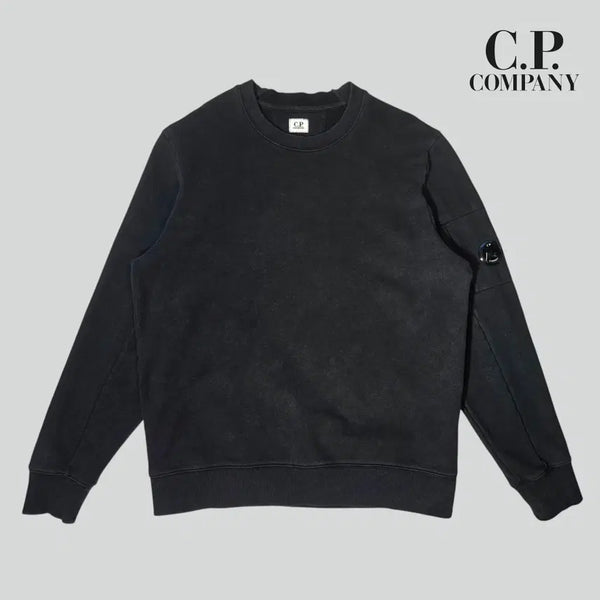 [BUNJANG] CP Company Lens Applique Sweatshirt Black 2XL / [2XL]CP컴퍼니 렌즈 와펜 블랙 맨투맨