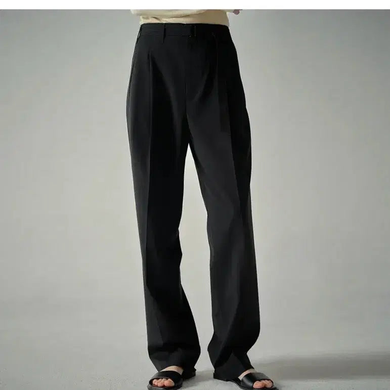 [BUNJANG] Facade Pattern Summer Wool Belted Pants / 파사드패턴 썸머 울 벨티드 팬츠 판매합니다.