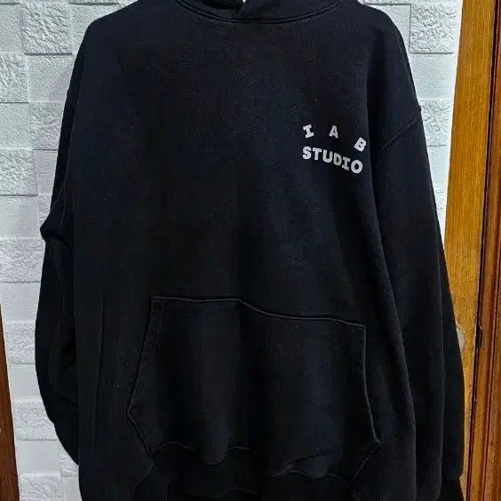 [BUNJANG] IAB Studio Black Hoodie XXL / 무배)IAB STUDIO 후드티 블랙 XXL
