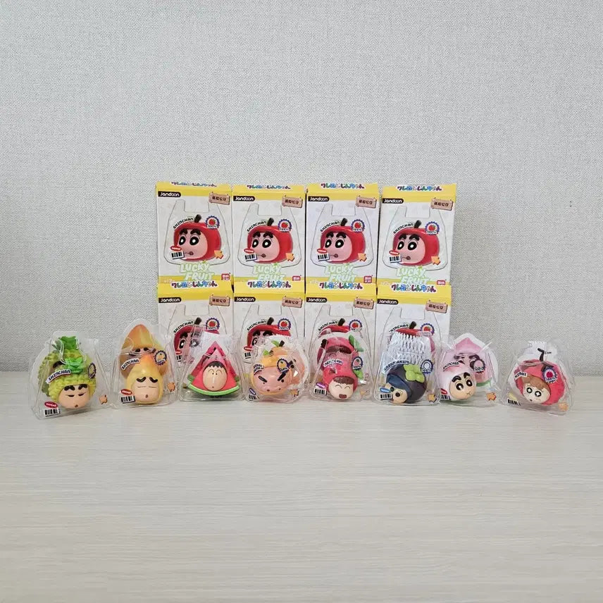 [BUNJANG] Crayon Shin-chan Lucky Fruit Figurine / 짱구는 못말려 과일 피규어(럭키 프루트)