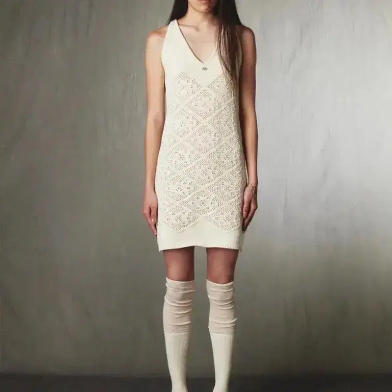 [BUNJANG] M KIJUN Knit Mini Dress / M KIJUN 기준 니트 미니 드레스 원피스