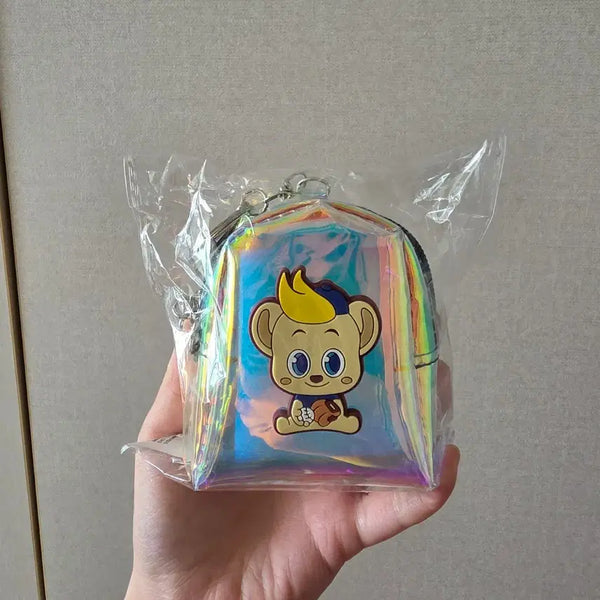 [BUNJANG] Samsung Lions Raoni Hologram Coin Purse Keychain / [삼성라이온즈] 삼성 라온이 홀로그램 동전지갑 키링