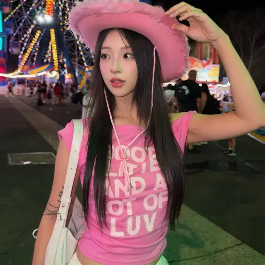 [BUNJANG] As If CAHL TWIST UNBALANCE Lettering T-Shirt / 에즈이프 캘리 TWIST UNBALANCE LETTERING T-SHIR