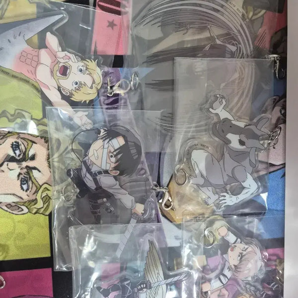 [BUNJANG] Attack on Titan 'F Prize' Long Acrylic Standee Bundle / 진격의거인 f상 대롱 아크릴 일괄