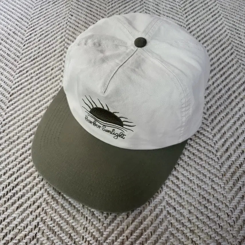 [BUNJANG] Partimento Washed Sunlight Ball Cap Hat Ivory Green / 파르티멘토 워시드 선라이트 볼캡 모자 아이보리 그린