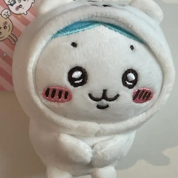 [BUNJANG] Nijyuu-gou Hachware Nodame Kuma Plush Keyring / 먼작귀 하치와레 농담곰 인형 키링