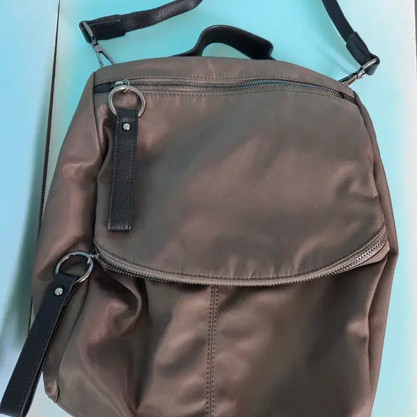 [BUNJANG] Nine West Backpack Brown/Black / 나인웨스트 백팩 브라운/블랙