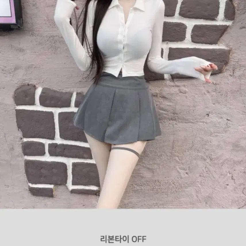 [BUNJANG] Sunneu Soft & Chewy Crop Tee (White/Black) / 순느 말캉 쫀득 크롭티 화이트, 블랙