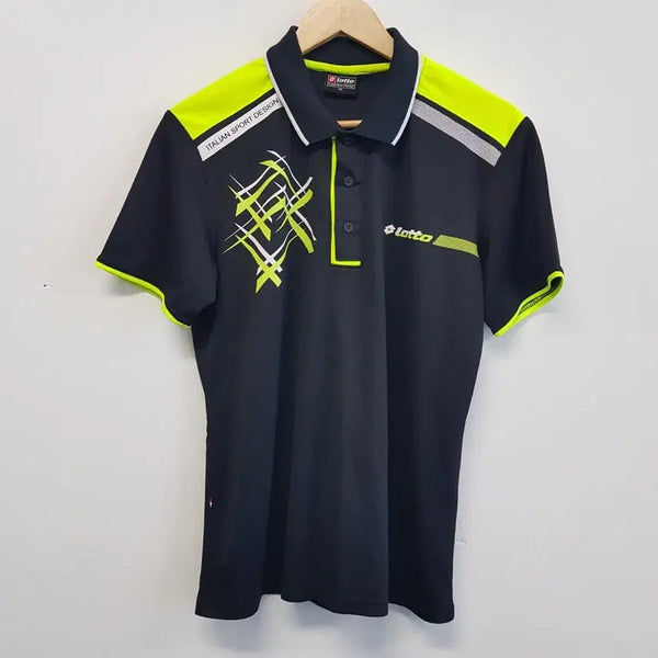 [BUNJANG] Lotte Italian Sports Design Polo T-Shirt / Lotto 이탈리안 스포츠 디자인 폴로티 95