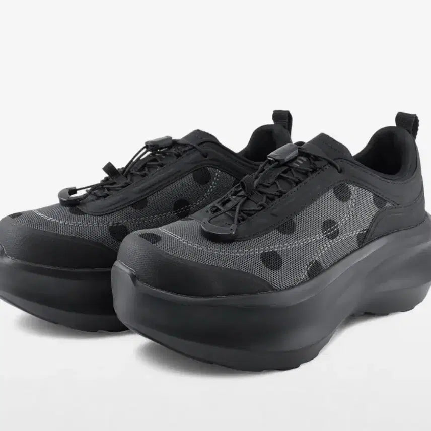 [BUNJANG] Songi Songi x Yase Platform Dot Sneakers Black / 송이송이x야세 플랫폼 도트 스니커즈 블랙