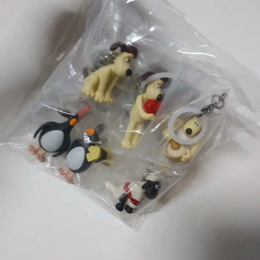 [BUNJANG] Wallace & Gromit Mezurushi Keychain Bandai Gacha / 월레스와 그로밋 메지루시 키링 반다이 가챠