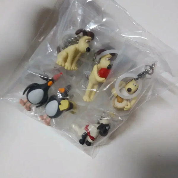 [BUNJANG] Wallace & Gromit Mezurushi Keychain Bandai Gacha / 월레스와 그로밋 메지루시 키링 반다이 가챠