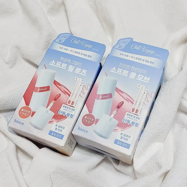 [BUNJANG] Hince Mood Glow Gel Tint Chilling Rose & Chilling Mauve / 힌스 로글로우 젤틴트 칠링로즈 칠링모브