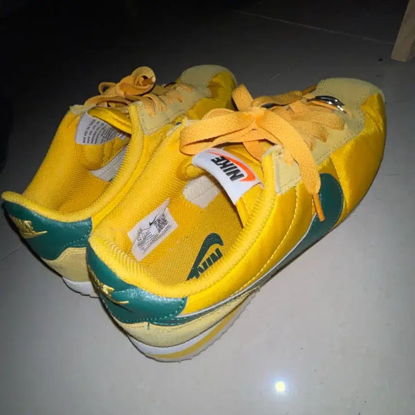 [BUNJANG] Nike Cortez Yellow Green Sneakers / 나이키 코르테즈 옐로우 그린