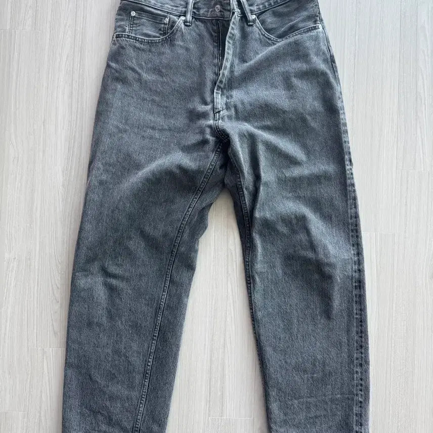 [BUNJANG] Enz&enz Mins 5p Denim Washed Black Size M / 엔즈앤즈민즈 5p 데님 워시드 블랙 m사이즈