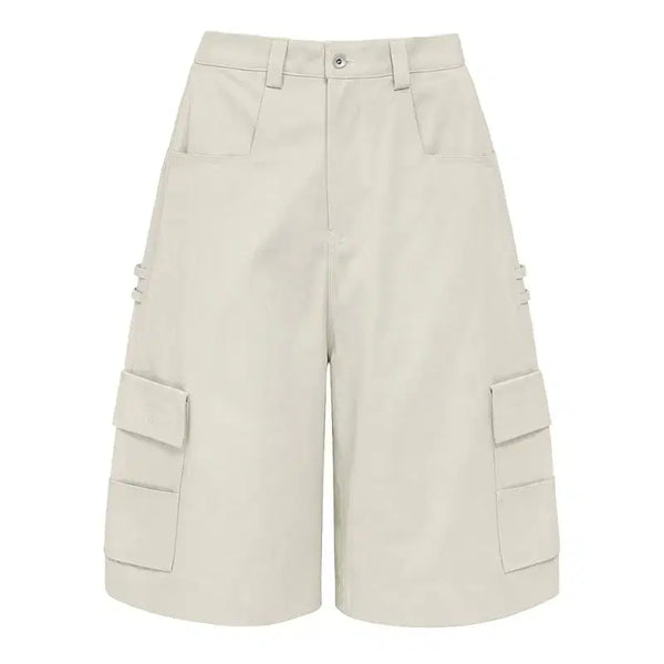 [BUNJANG] Camien Kangaroo Bermuda Pants Light Beige / 카미엔 캥거루 버뮤다 팬츠 라이트 베이지