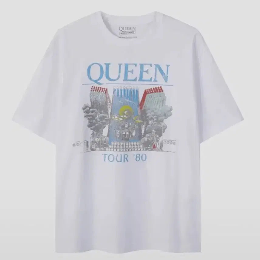 [BUNJANG] TOPTEN Queen Collaboration Graphic T-Shirt / 탑텐 퀸 콜라보 반팔 3XL