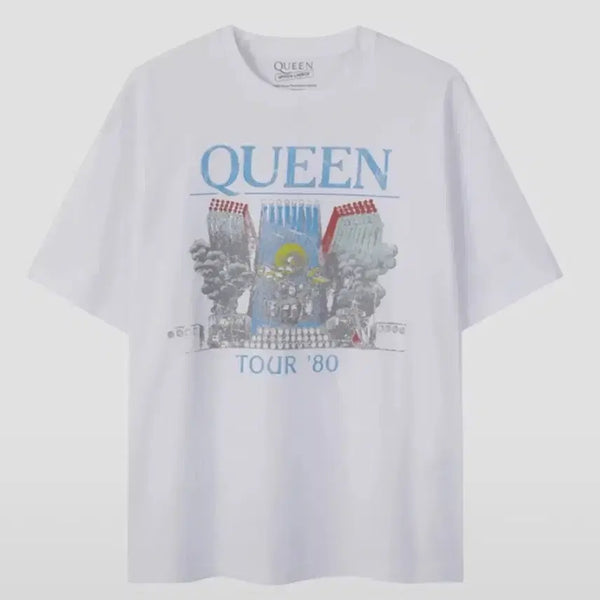 [BUNJANG] TOPTEN Queen Collaboration Graphic T-Shirt / 탑텐 퀸 콜라보 반팔 3XL