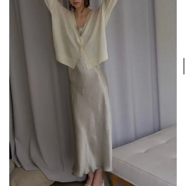 [BUNJANG] Obey Beige Linen Cardigan Set / 오브베이지 린넨 가디건 세트(29cm구매 / 새상품)