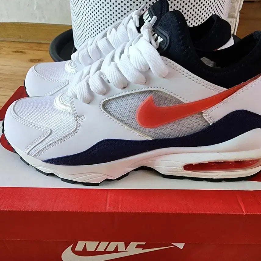 [BUNJANG] Nike Air Max 93 White/Red / 나이키 에어맥스 93 화이트/레드 255 팝니다