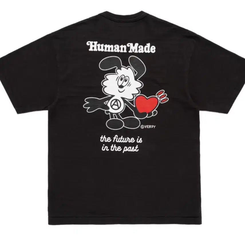 [BUNJANG] Human Made x VERDY Museum Black T-Shirt / 휴먼메이드 베르디 뮤지엄 블랙  L
